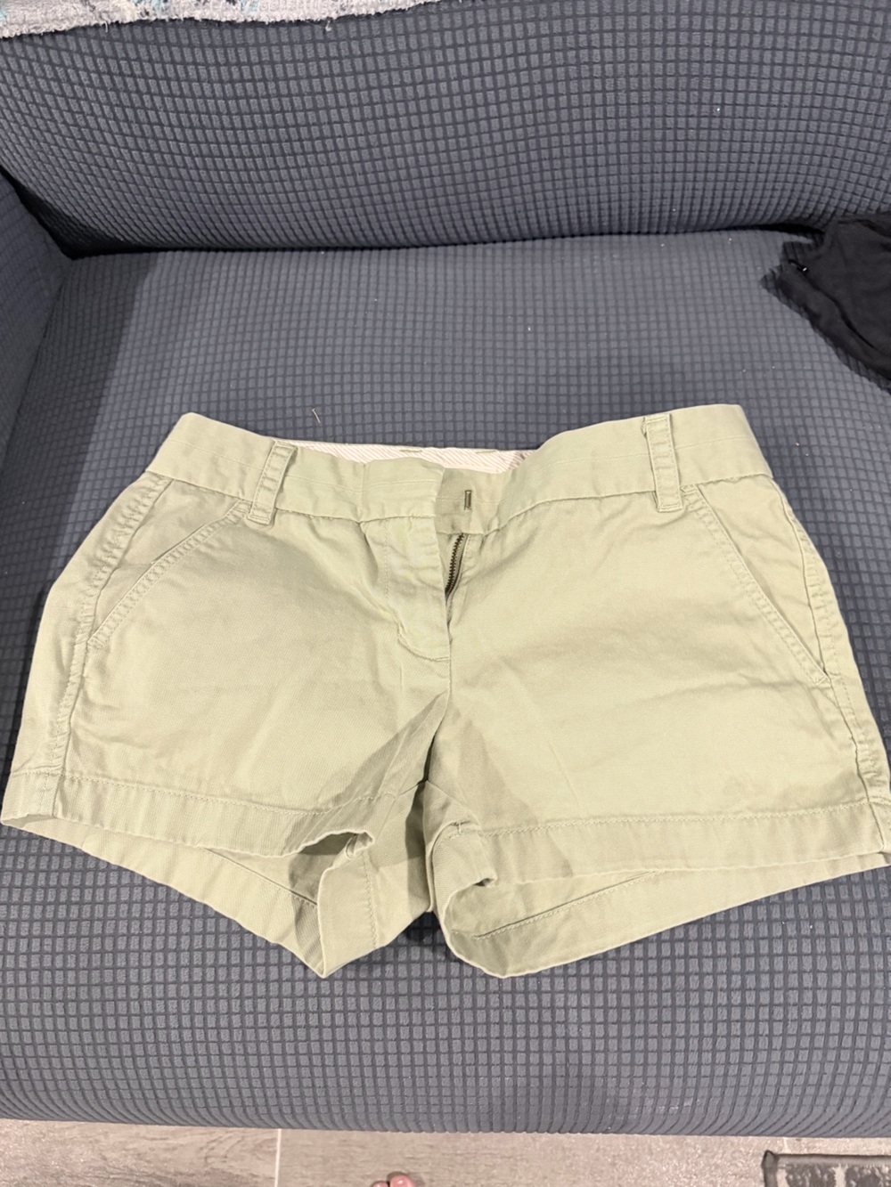 J. Crew Women's Cotton Twill Shorts - Light Sage
